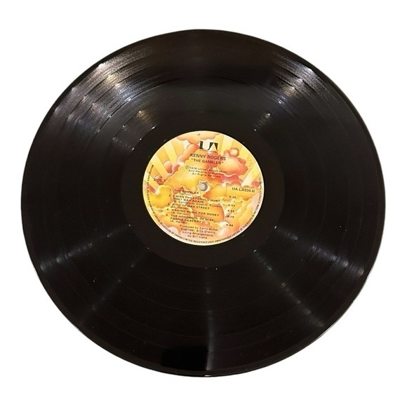 Kenny Rogers The Gambler Vinyl With Poster 1978 - Picture 6 of 11
